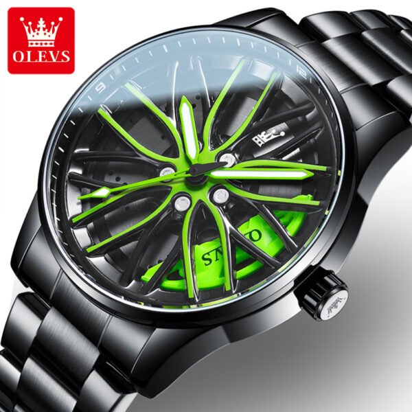 Green Wheel Watch