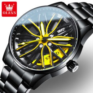 Yellow Wheel Watch